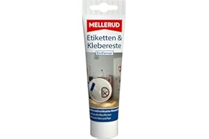 MELLERUD CHEMIE GMBH MELLERUD Etiketten & Klebereste Entferner | 1 x 75ml | Wirkungsvolles Reinigungsmittel zum Entfernen von Aufklebern und Etiketten auf nahezu Allen Oberflächen