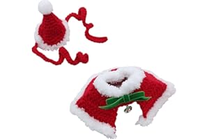 UNIQICON Costumes De Noël pour Animaux De Compagnie, Écharpe pour Chiens De Noel, Cadeau Chat Noel, Textiles Et Accessoires pour Chiens, Cadeau De Noël pour Chats Et Chiens