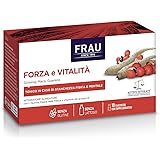 FRAU Forza E Vitalita’, Integratore Energia A Base Di Estratti Vegetali, 10 Flaconcini Con Tappo Serbatoio, Integratore Stanc