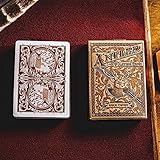 Pokergröße Kartenspiele Antler by Dan & Dave - Tobacco brown