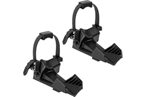 VIHBRAI Radstopper 2 Stück, Universelle Fahrradträger Ersatzteile für Breite Reifen bis 3.11 Zoll, Kompatibel mit Heckträgern,Schwarz Heckträger Zubehör für Mountainbike E-Bike & Rennrad