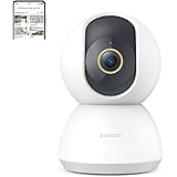 Xiaomi Smart Camera interna C300 Bianco 2K (1296P), Rotazione a 360°, Visione notturna a colori, Rilevamento persone, Chiamat