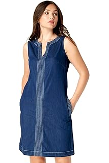 a line jean dress