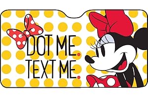 TATAWAY IN VIAGGIO SI CRESCE Disney Minnie Parasole Anteriore Parabrezza Auto SUV 150x80 cm Minnie Cartoni Bambine