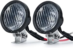 Runup 2pcs Phare LED avec Support pour TRX4 TRX6 AXIAL SCX10 D90 TF2 Wraith RR10 MST Redcat 1/10 RC Crawler Model Car (Tour)