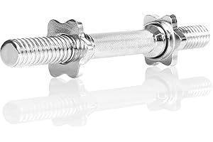 MOVIT Dumbbell Bar, Variant: Single or as a Set of 2, 35 x Diameter 3 cm Standard Standard, Weight Approx. 2 kg, Chrome-Plated and Knurled