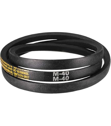 Uxcell K-28 V-Belt 28 Inch Pitch Girth - 8mm Width, 6mm Height, Rubber Drive Belt For Machinery