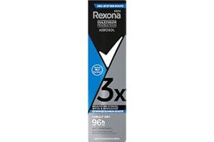Rexona Män Maximum Protection Deodorant Spray Cobalt Dry Antiperspirant med 96 timmars skydd mot svett och kroppslukt 150 ml