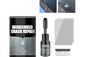 GHEART Windshield Crack Repair Kit,Car Windscreen Chip Kit,Glass Scratch Remover,Glass Repair,Car Cracked Glass Fluid,Glass Fluid for Fix Cracks 20ml