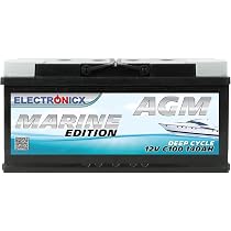 Produktbild von NRG AGM Batterie 180Ah 12V Dual Marine EP1500 – Starter- & Versorgungsbatterie Für Boot, Wohnmobil & Solaranlagen
