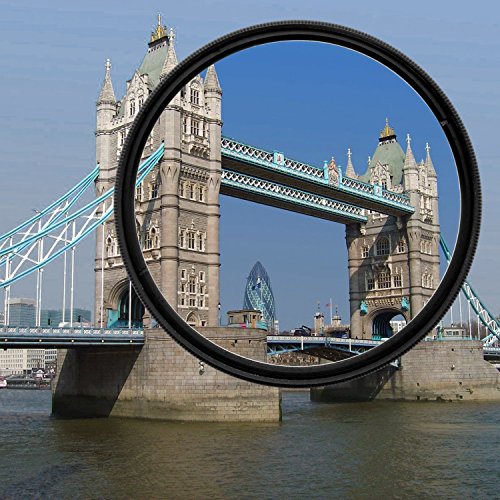 BPS Filtre UV de 58mm ultra fin et Haute D  finition Filtre Protecteur pour les objectifs SLR et DSLR Canon Nikon Sony Olympus et les Autres Filetage de lentille de 58 mm