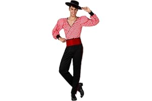 Atosa disfraz flamenco rojo hombre adulto M