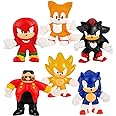 Heroes of Goo JIT Zu Minis Sonic 6 Pack - Collectible Stretchy Minis, 6 Stretchy Sonic Characters