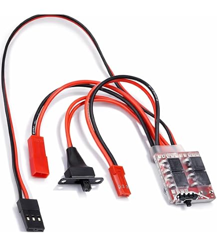 OliRC – Adaptateur Deans Mâle Vers JST – Lot De 3 – Connecteur Sans Fil – Pour Batterie T-Plug Vers ESC