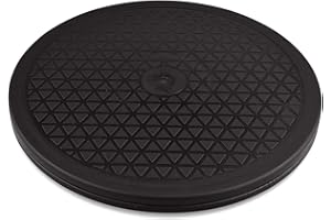 SATOHA Solide plateau tournant à 360° avec roulement à billes en acier pour téléviseur (25,4 cm)