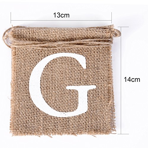 eBoot Gifts Banner Gifts Bunting Sackleinen Geschenke Zeichen für Hochzeit Party Baby Dusche Bridal Dusche Engagement Bachelorette Ruhestand Geburtstag Party Angebot - 5