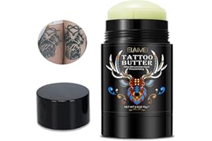 TAILAIMEI Tattoo Aftercare Butter2.6 oz,Old and New Tattoo Balm Moisturizer Healing Brightener for Color Enhance, Natural Ingredients Tattoo Cream