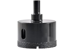 KATUR Punta diamantata brasata sega a tazza 55 mm, fresa a tazza per vetro, porcellana, piastrelle, marmo, ceramica, granito