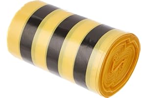 AUTDER Hanfare TSYB/2 Tiger Stripe Clinical Waste Sacks, Yellow, 20 L (Pack of 50)