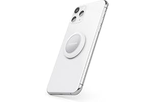 VONMÄHLEN Backflip Signature - Anillo Soporte Magnético para Teléfonos Móviles - Función de Trípode, Compatible con iPhone, Smartphones y con Soportes Magnéticos para Coches - Plata