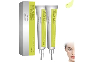 BAVOOTY Retinal Shot Tightening Booster,2PCS Retinal Eye Augenserum,Retinol Anti-Aging Augencreme,Hyaluronsäure-Augencreme,Feuchtigkeitsspendende Augenpflege für Taschen,feine Linien,Augenringe und Falten