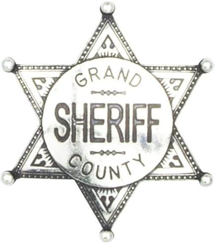 Badge US Marshall Denix – Modèle Tombstone – Métal, 6 Cm – Accessoire Western, Collection Ou Cosplay