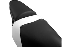 ‎OPTICPARTS DF Schwarzer Beifahrer Sitzbankbezug Sitzbezug Aprilia SR 50 (alle Modelle Baujahr 1997-2005, z.B. SR50 Sport, Racing, Di-Tech, Funmaster, Stealth, www, Netscaper)