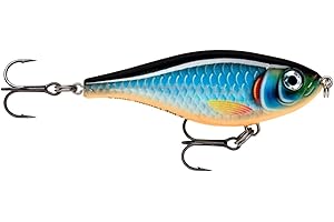 Rapala - Esca da Pesca Artificiale Spinning X-Rap Twitchin’ Shad - Esca Finta di Simulazione Trasparente per Pesca in Mare - Profondità di Nuoto 0.3 à 0.6m - 8cm/13g - Prodotta in Estonia