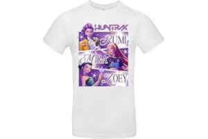 PURE PRINT CUT Kpop Demon Hunter Shirt Anime Design Otaku Mode Unisex Streetwear Stylisches Manga Motiv Perfekt für Fans Bequemes Material für Alltag und Convention