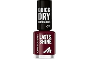 ‎MANHATTAN MANHATTAN Last & Shine schnelltrocknender Nail Polish, veganer & tierversuchsfreier Nagellack, langanhaltend, ultraglänzendes Finish, 8ml, Fb. 730 Your Favourite