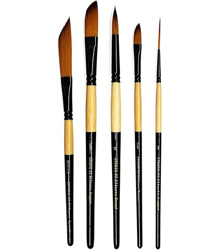 Set Pennelli Rigger Himmlfel - 6 Pezzi Per Linee Sottili, Acrilico, Olio, Acquerello - Foto 12