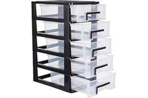 SAFIGLE Mini organisateur de tiroirs en plastique tiroirs de rangement en plastique avec tiroirs à domicile, bureau, école, bureau, bureau, petit tiroir de rangement pour objets