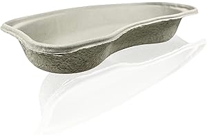 Vitamed Nierenschale I Eco Einweg Nierenschale aus Zellstoff I Pappnierenschale als Auffanggefäß für Flüssigkeiten zur Ablage von Instrumenten I Brechschüssel (50)