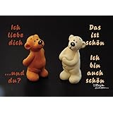 Tatzino Postkarte Humor lustig geistreich Ich Liebe Dich und du? C6