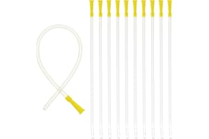 10 unidades de accesorios de enema flexibles de Dr. Wunder | Material blando, punta redonda y bordes redondeados | Tamaño universal apto para todos los sets habituales de irrigadores y enema