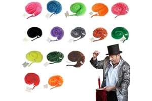 QOWIJEX 15 Pezzi Giocattoli Magici Del Verme,Giochi di Magia,Twisty Fuzzy Giocattolo A Forma Di Verme,Giocattolo Peluche per Gioco Magia,Bambini Giochi,Gatti Interattivi Giocattoli