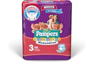 Pampers Progressi Mutandino Midi Taglia 3 (3-11Kg) 21 Pannolini