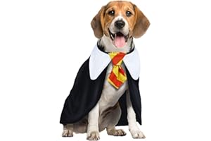 FARTONI Disfraz Perro Mago. Disfraces para Perros Pequeños Medianos O Grandes. Disfraz Mascota O Disfraz Gato. Deja Que Tu Fiel Amigo Hechice El Carnaval. La Pócima Estilo Encantador. (Medium)