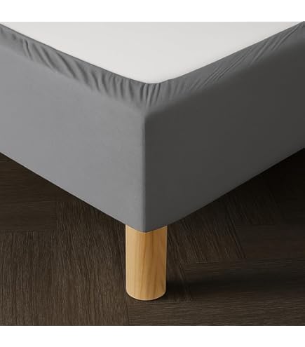 Cache Sommier Gaze De Coton Gamme Gaia - Vert Chèvrefeuille