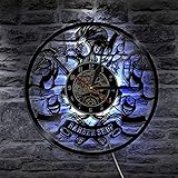 Erstaunliche Uhr: ungewöhnliche hipster-Uhr wird aus 12-Zoll-Recycling-Vinyl-Schallplatte mit Laser-Stream geschnitten!