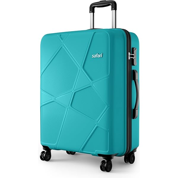 Buy PC 8 Wheels Safari Xylo 81 cm Cyan TSA Lock Hardside Spinner