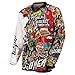 Produktbild O'Neal Mayhem Jersey CRANK Schwarz Multi Moto Cross Trikot Enduro MX MTB DH, 0023C-10, Größe Medium