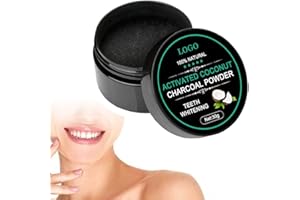 BeisDirect 30g de cáscara de coco carbón activado blanqueamiento dental en polvo orgánico natural de carbón de bambú pasta de dientes en polvo para lavar los dientes blanqueamiento dental en polvo