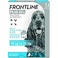 Frontline Plus For Dogs 10-20kg - 1 Pipette, Flea And Tick Treatment For Dogs, Frontline Flea Treatment For Dogs, Frontline Spot On For Dogs, Frontline For Dogs