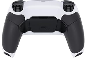 eXtremeRate Programable Rise Remap Kit 2.0 para ps5 Mando BDM-030/040/050 Actualización Board & Carcasa con Goma Grip & Botones Traseros Accesorios para ps5 Control-NO Incluye Mando(Negro Grip)