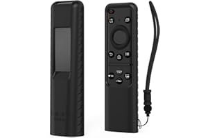 Sikai Funda para Mando de Samsung Smart TV TM2360E 2023 2024 BN59-01432A 01439A 01432D Serie, para Samsung Neo QLED OLED TV TM2360E / TM2361E SolarCell Remote Case (Negro)