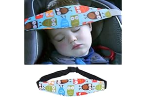 Holder pour Enfants, Bandeau Voiture pour Enfant, Ceinture Sécurité Sièges Auto Voiture, Siège de Sécurité de Voiture, Réglable Tête Fixation Holder pour Enfants, Protéger Cou/Epaules, 1PCS