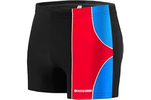 sesto senso Sportowy męski strój kąpielowy dopasowany i wodoodporny do pływania - rozmiary od M do 4XL, różne kolory, dopasowany strój kąpielowy