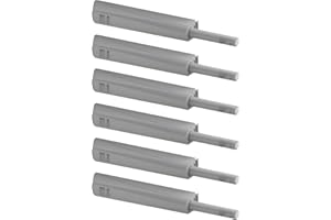 LOOTICH Invisible Loquet Fermetures de Porte Magnétique Push to Open pour Armoire de Cuisine Porte Battante de Meuble Appuyer pour Ouvrir des Portes de Placard Charnière Paquet de 6 Pièces