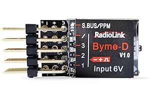 Radiolink Byme-D Stabilizzatore di Volo Controller per Delta Wing, SU27, F22 Paper Planes, Beginner Remote Control, Integrated Gyro 3D Fly